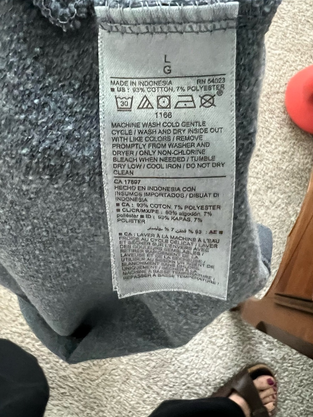 Old Navy Ruffle Shoulder Sweatshirt - Picture 6 of 6